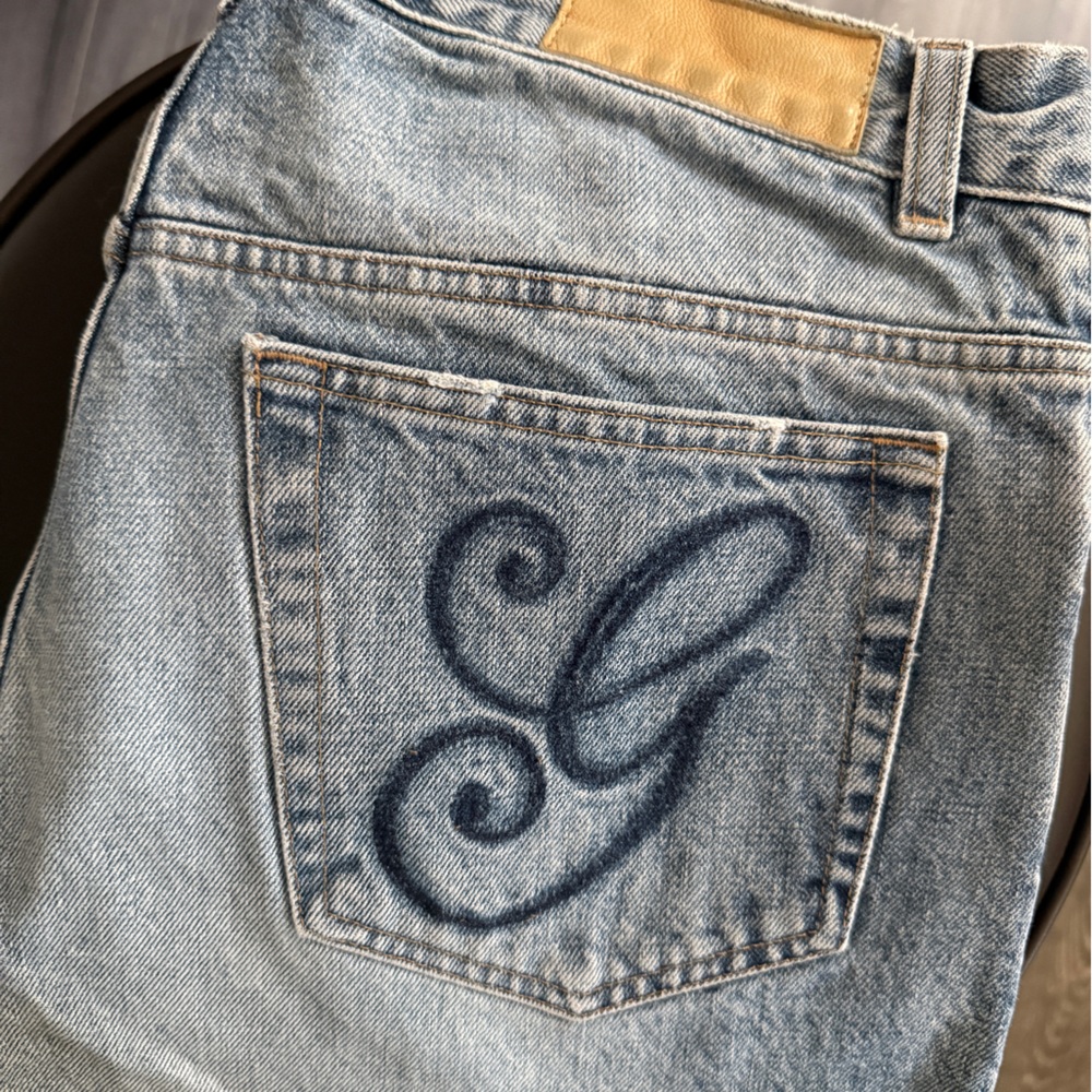 Gucci Light Blue Bootcut Jeans